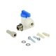 Robinet 3 voies Biscayne Chrome + Kit de filtration HRC-WM2000/201 