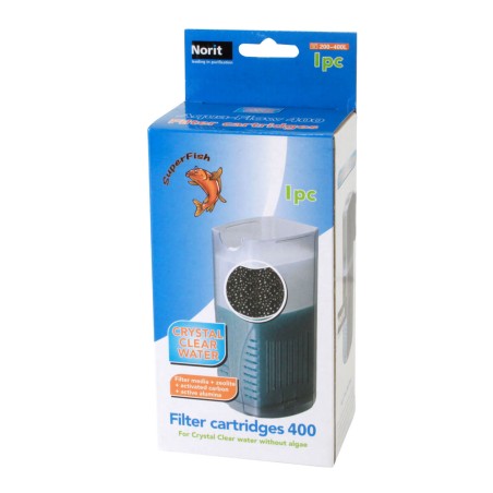 Cartouche filtration filtre Aquadistri Superfish Aqua-Flow 400 Easy Click - Crystal Clear Water