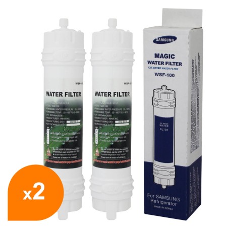 Filtre  WSF-100 Magic Water Filter - Filtre Frigo d'Origine Samsung WSF-100 Magic Water Filter (lot de 2)