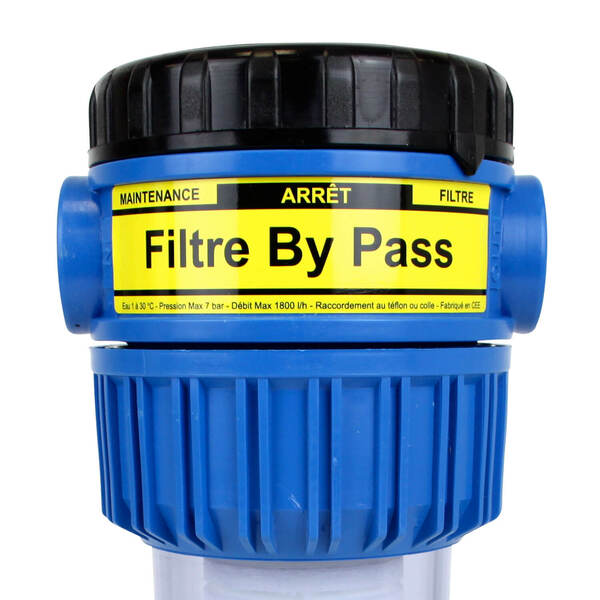 Double filtre anti-tartre 3/4'' avec équerre cartouche et clé POLAR FD34C -  POLAR - FD34C