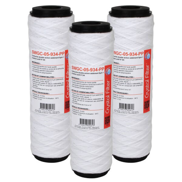 Porte filtres 93/4 anti-boue et filtre polyphosphates anti