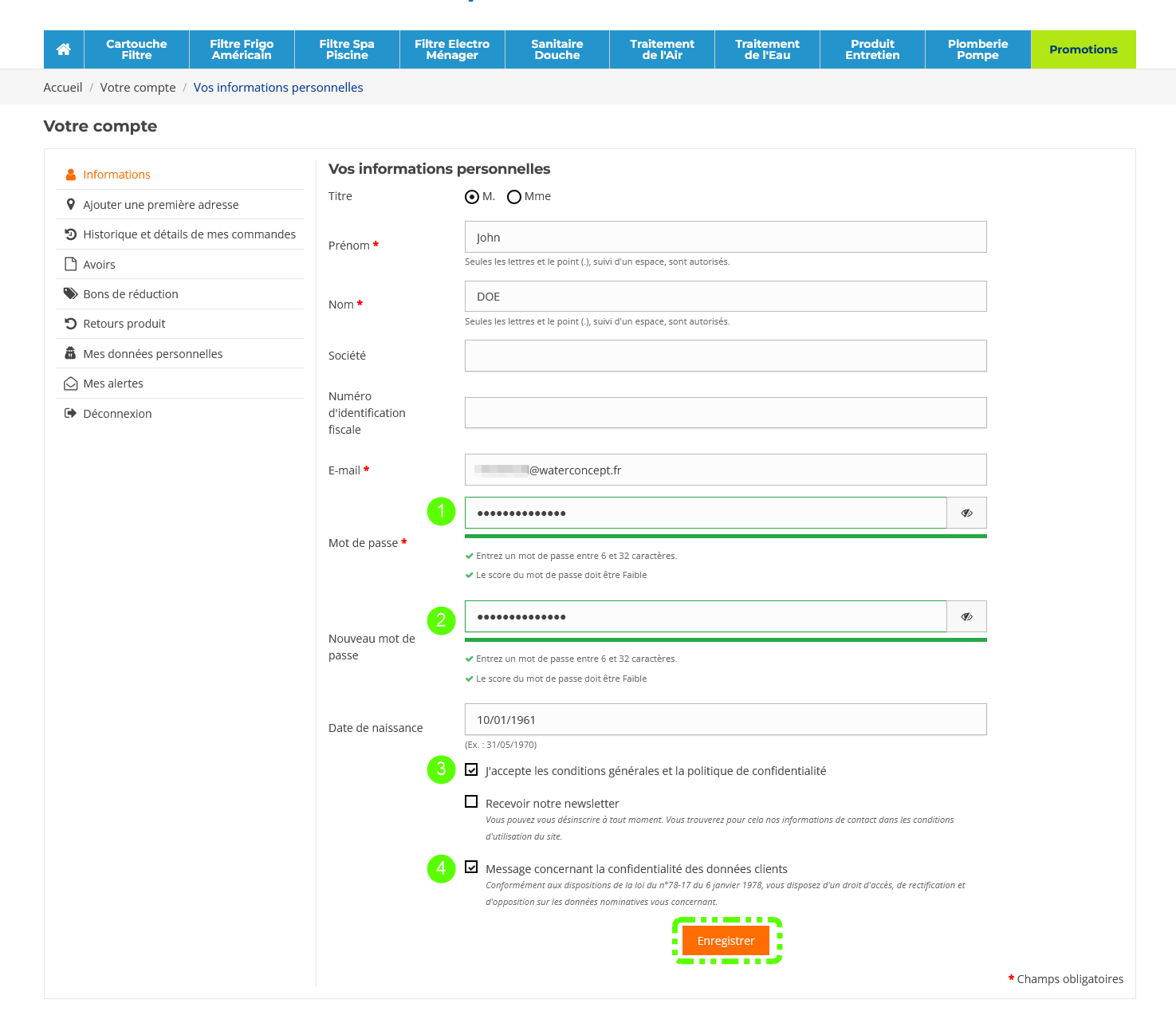 modification mdp