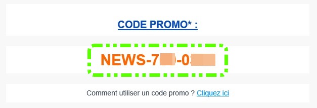 Code promo