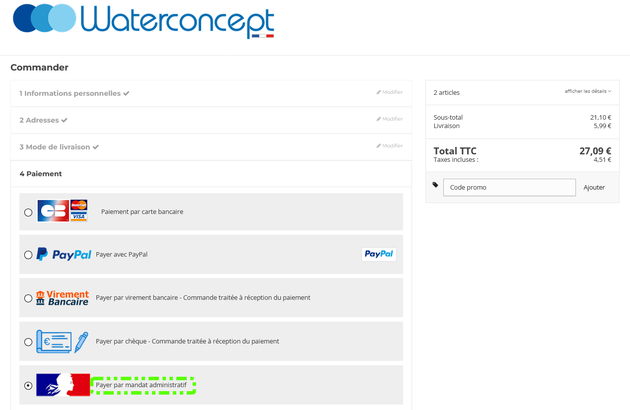 Paiement par mandat administratif Paiement par mandat administratif