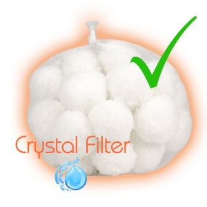 Utilisation et nettoyage des balles de filtration Crystal Filter®.